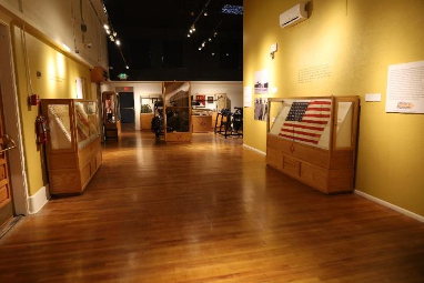 Historic Military Exhibit New Mexico Military Museum exhibit hall